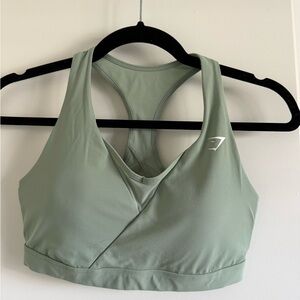 Gymshark Sage Green Sports Bra